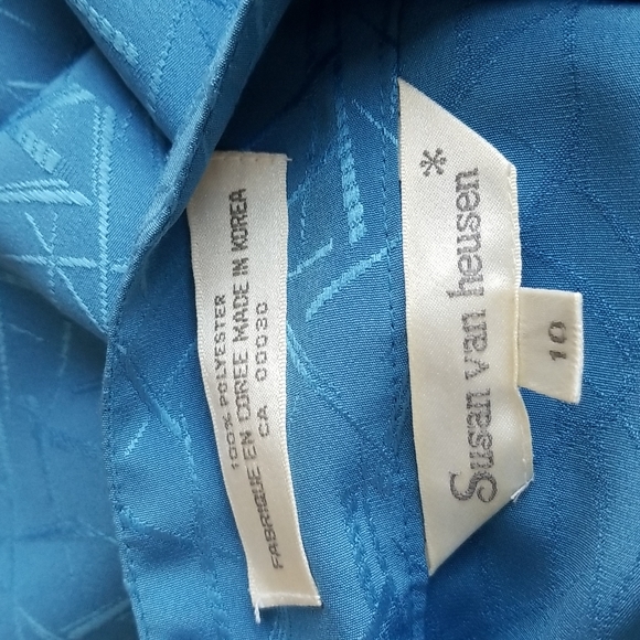 (10) Susan Van Heusen Button Down Shirt Dressy Formal Professional Classy Office - Picture 3 of 7
